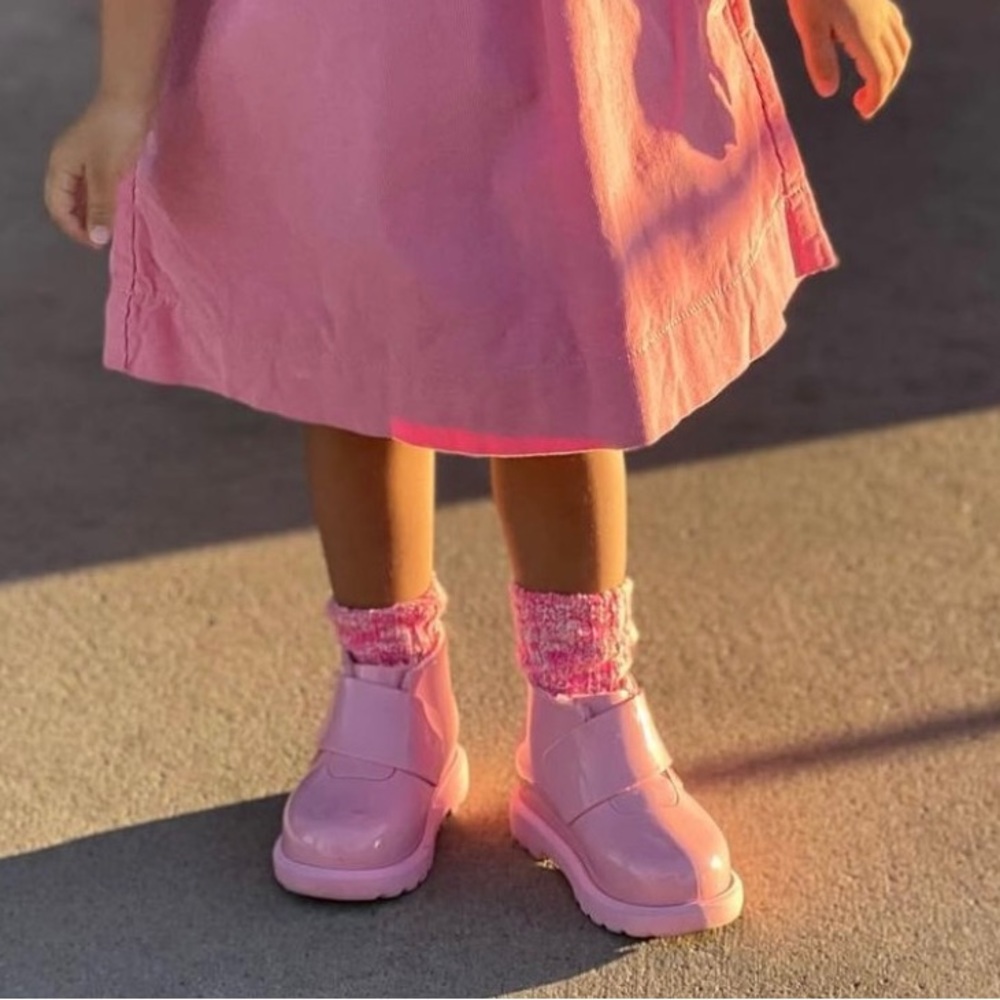 Mini Melissa Faux Fur Lined Chelsea Boot